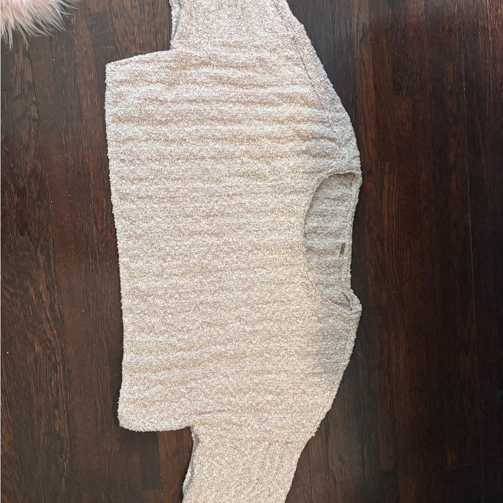 Free People light pink cropped Sweater